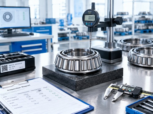 Truck bearing dimensional inspection as part of supplier quality control
