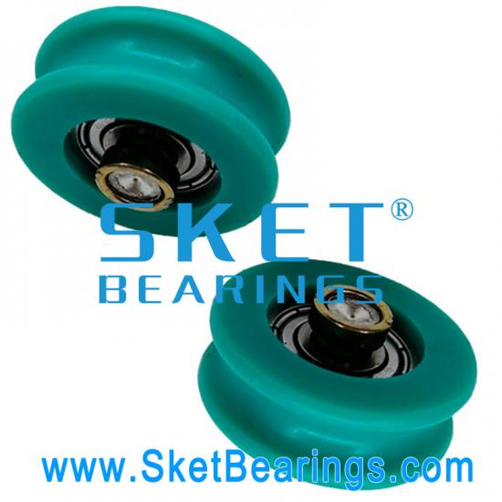 U groove plastic coated bearing pulley manufacturer and supplier in China