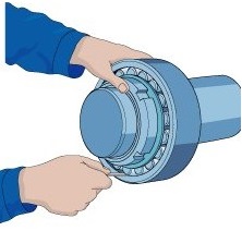 Atención de mantenimiento del cojinete del cubo de rueda del automóvil